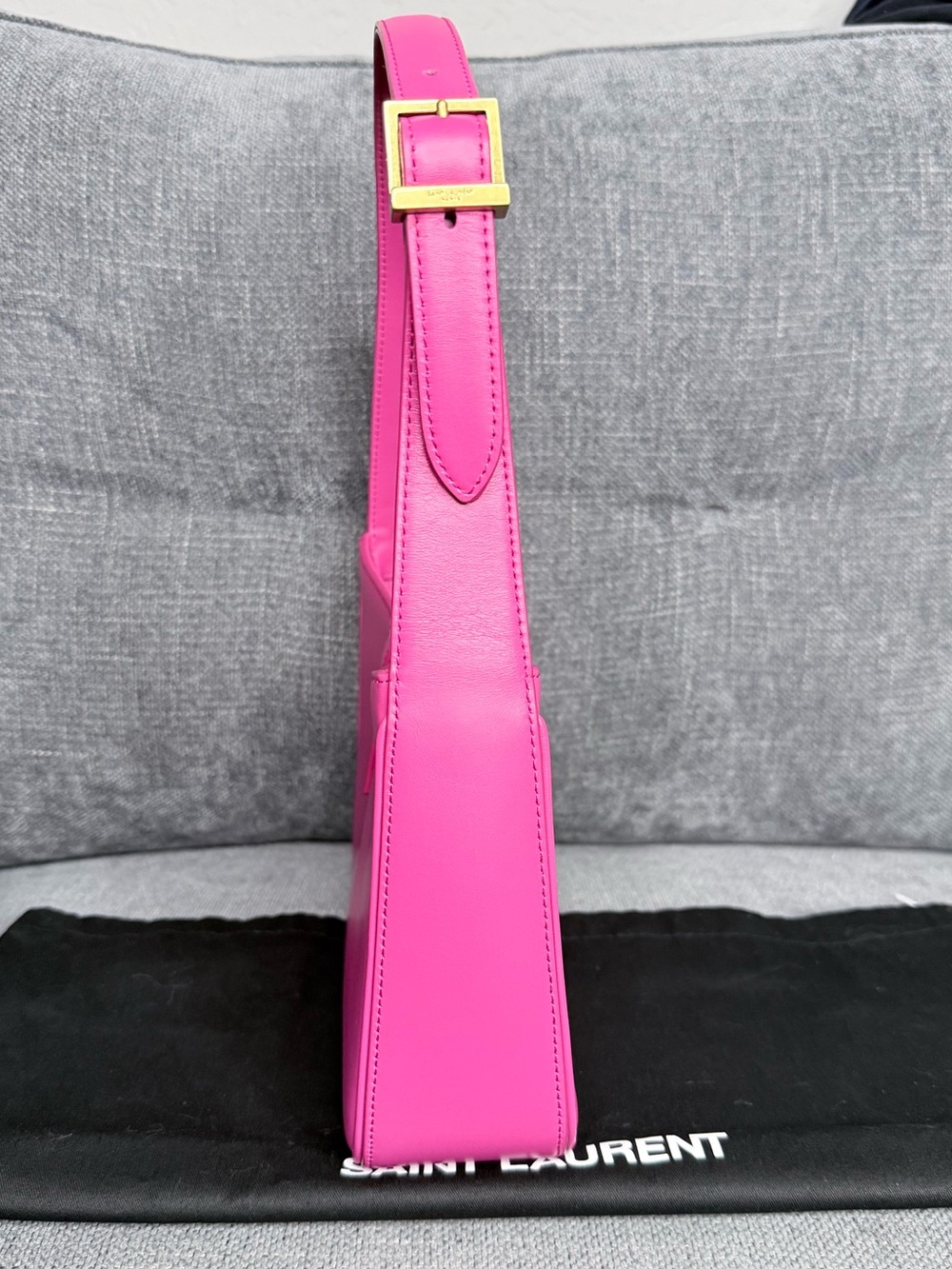 Saint Laurent Le 5 a 7 Medium smooth leather Shoulder Bag - Picture 4 of 12